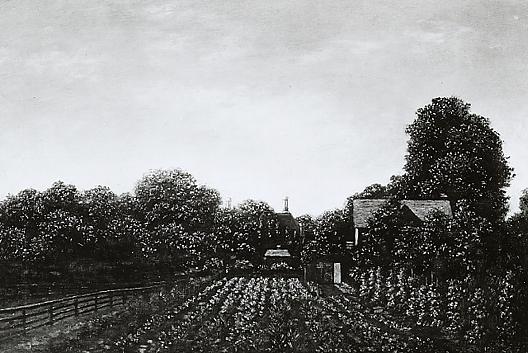 Wikioo.org - The Encyclopedia of Fine Arts - Painting, Artwork by Ralph Albert Blakelock - The Artist's Garden, (painting)