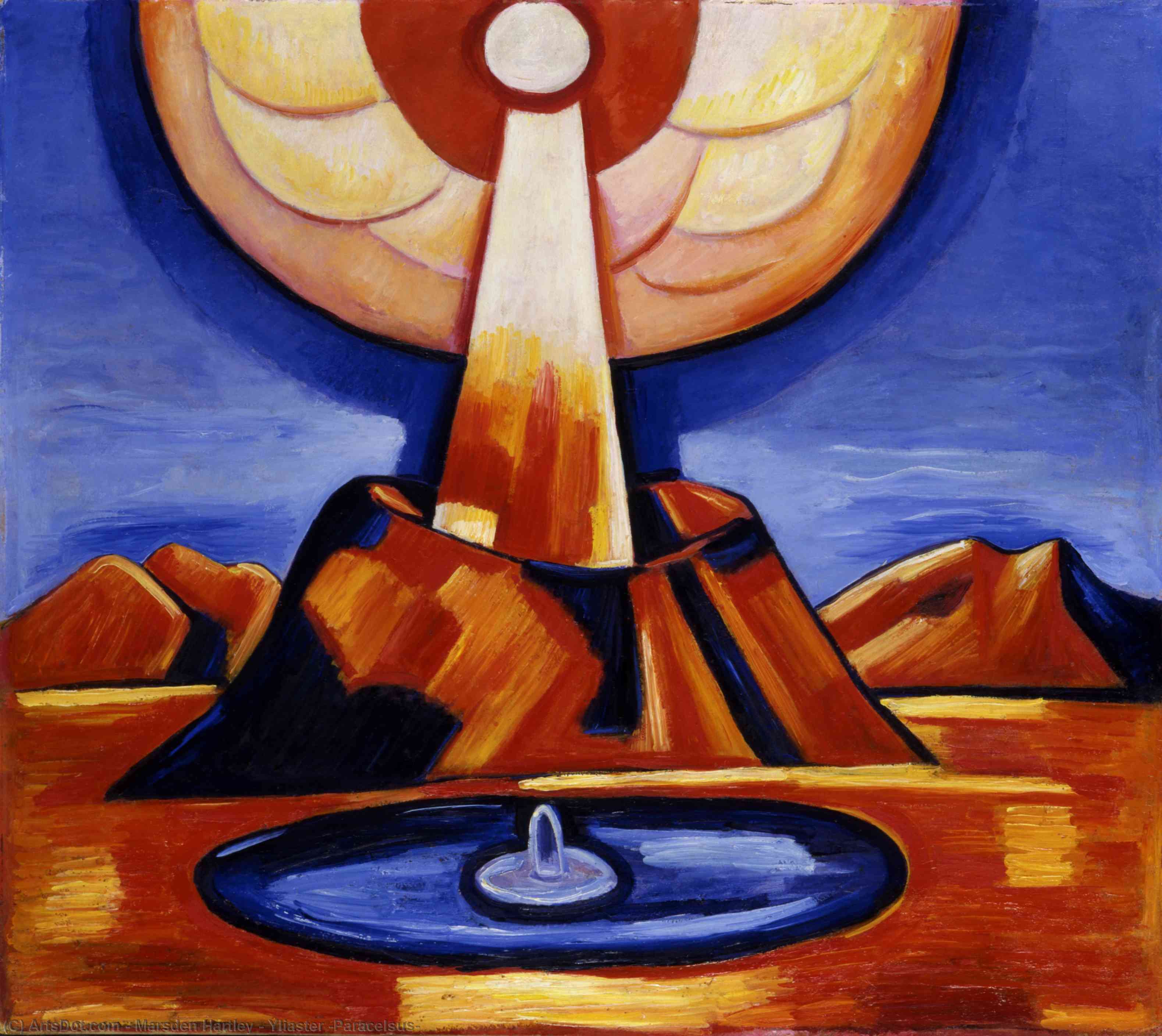 Wikioo.org - The Encyclopedia of Fine Arts - Painting, Artwork by Marsden Hartley - Yliaster (Paracelsus)
