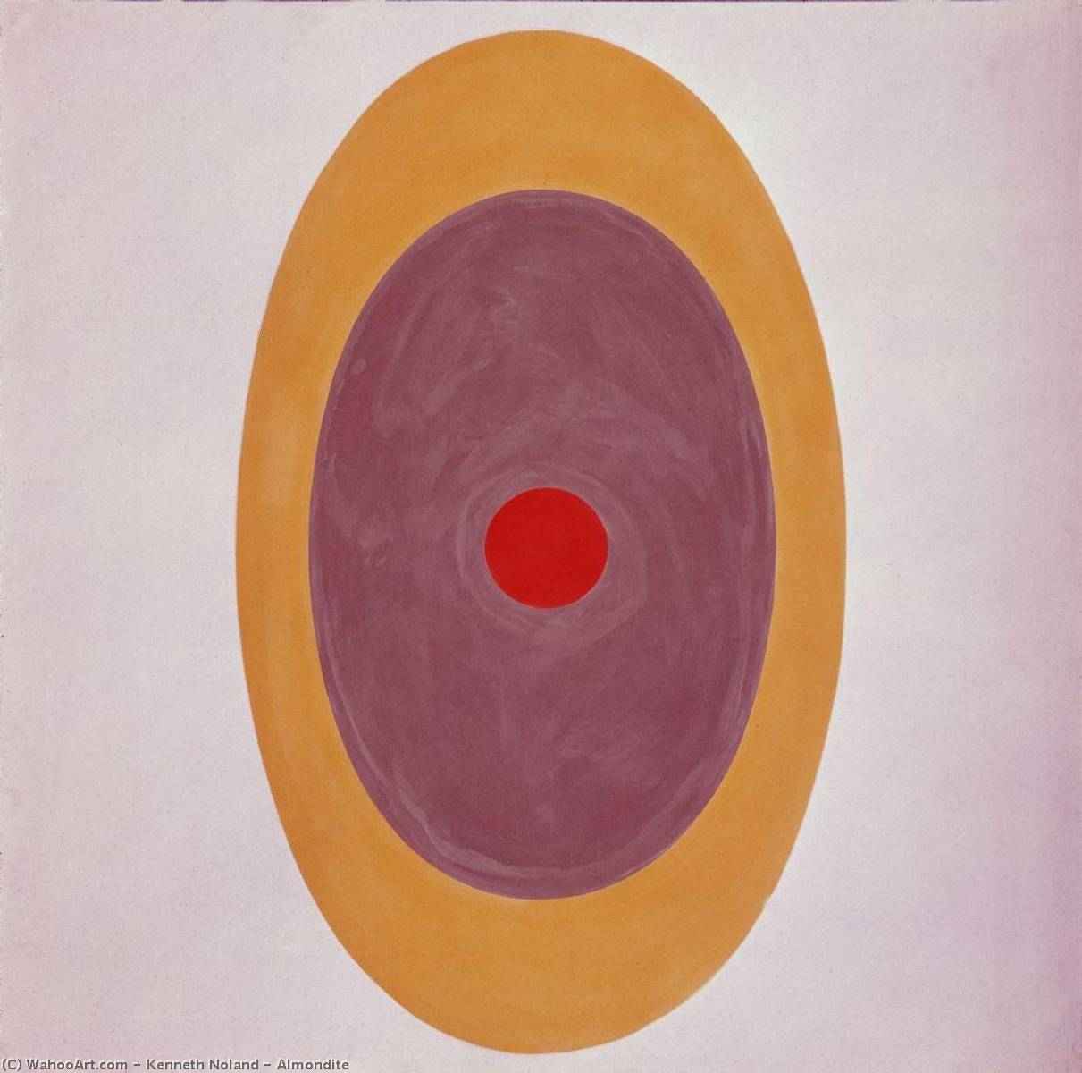 Wikioo.org - The Encyclopedia of Fine Arts - Painting, Artwork by Kenneth Noland - Almondite