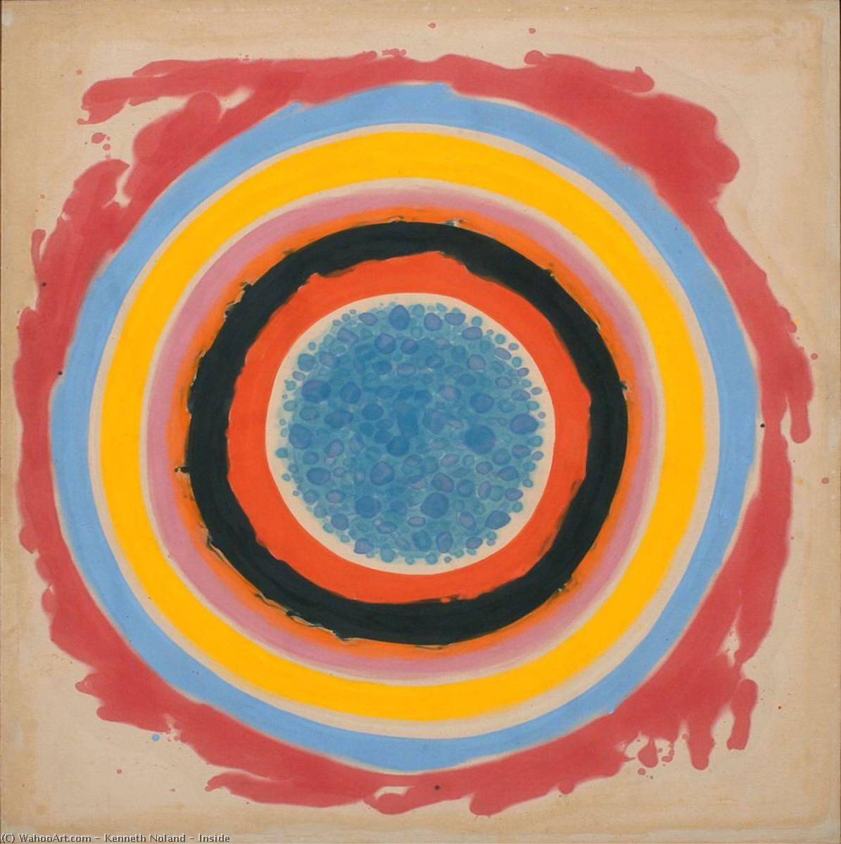 Wikioo.org - The Encyclopedia of Fine Arts - Painting, Artwork by Kenneth Noland - Inside