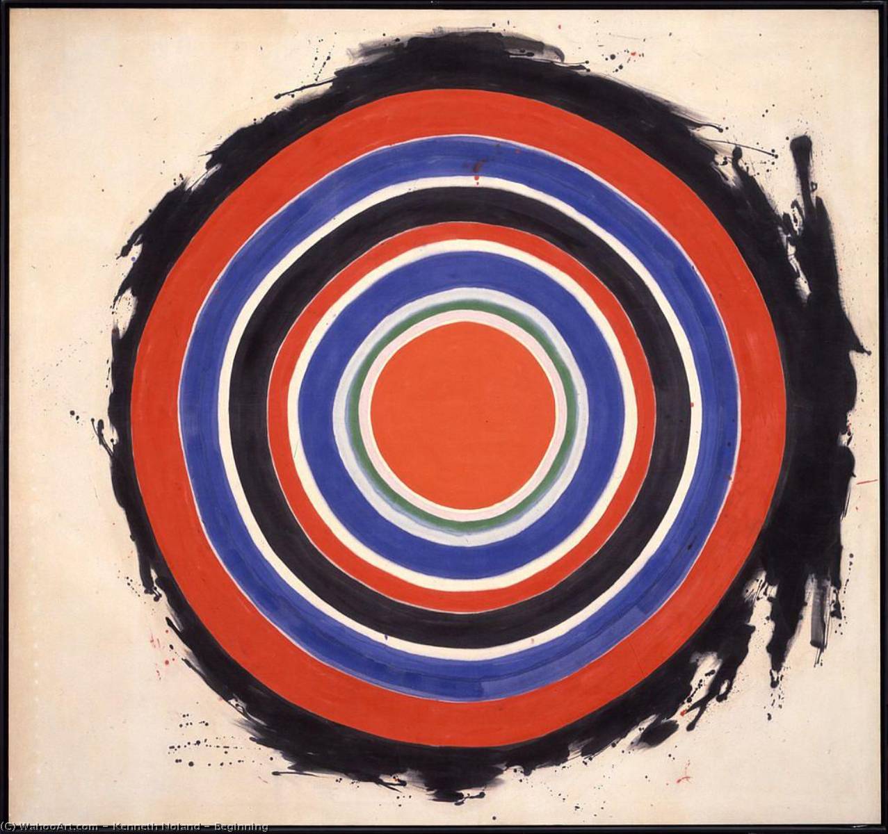Wikioo.org - The Encyclopedia of Fine Arts - Painting, Artwork by Kenneth Noland - Beginning
