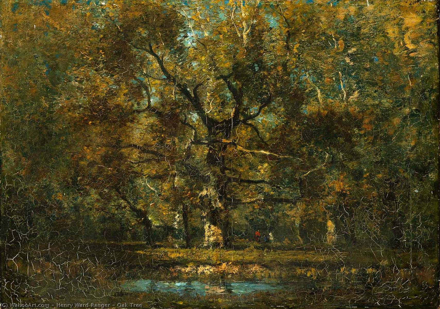 Wikioo.org - The Encyclopedia of Fine Arts - Painting, Artwork by Henry Ward Ranger - Oak Tree