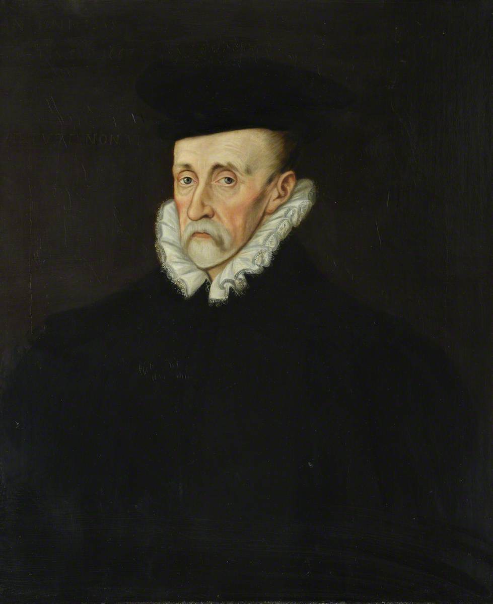 Wikioo.org - The Encyclopedia of Fine Arts - Painting, Artwork by Paulus Van Somer I - Sir Walter Mildmay (c.1522–1589), Fellow Commoner, Royal Servant, Chancellor of the Exchequer (1566–1589), Founder of Emmanuel College (1584)