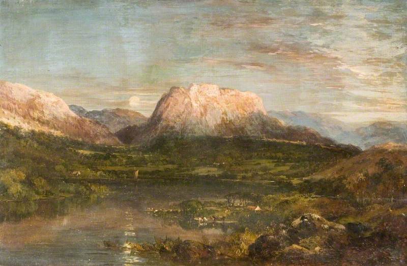 Wikioo.org - The Encyclopedia of Fine Arts - Painting, Artwork by James B Dalziel - Coniston, Cumbria