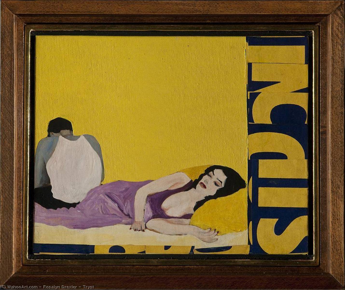 Wikioo.org - The Encyclopedia of Fine Arts - Painting, Artwork by Rosalyn Drexler - Tryst