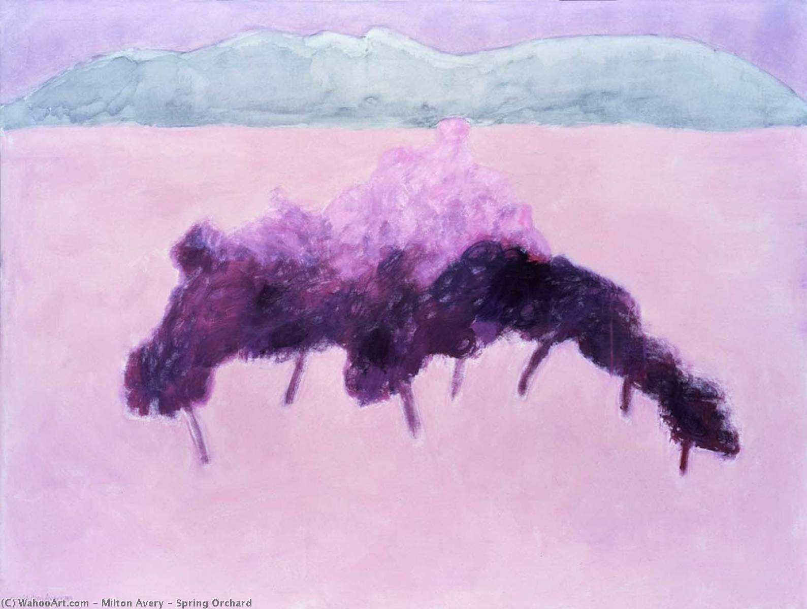 Wikioo.org - The Encyclopedia of Fine Arts - Painting, Artwork by Milton Avery - Spring Orchard