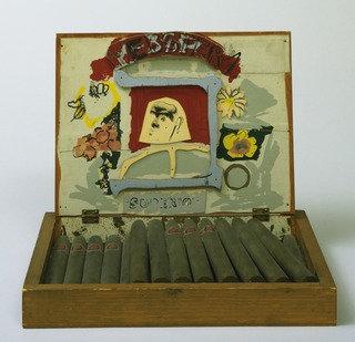 WikiOO.org - Εγκυκλοπαίδεια Καλών Τεχνών - Ζωγραφική, έργα τέχνης Larry Rivers - Cigar Box