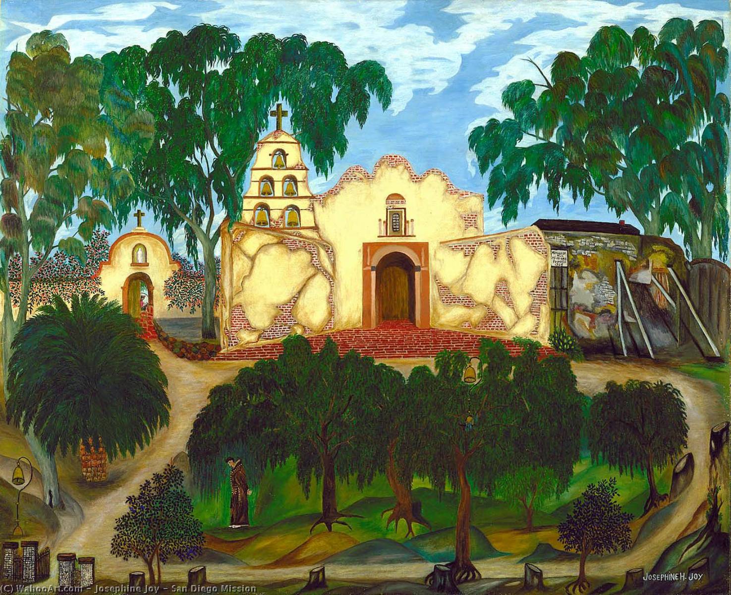 Wikioo.org - The Encyclopedia of Fine Arts - Painting, Artwork by Josephine Joy - San Diego Mission