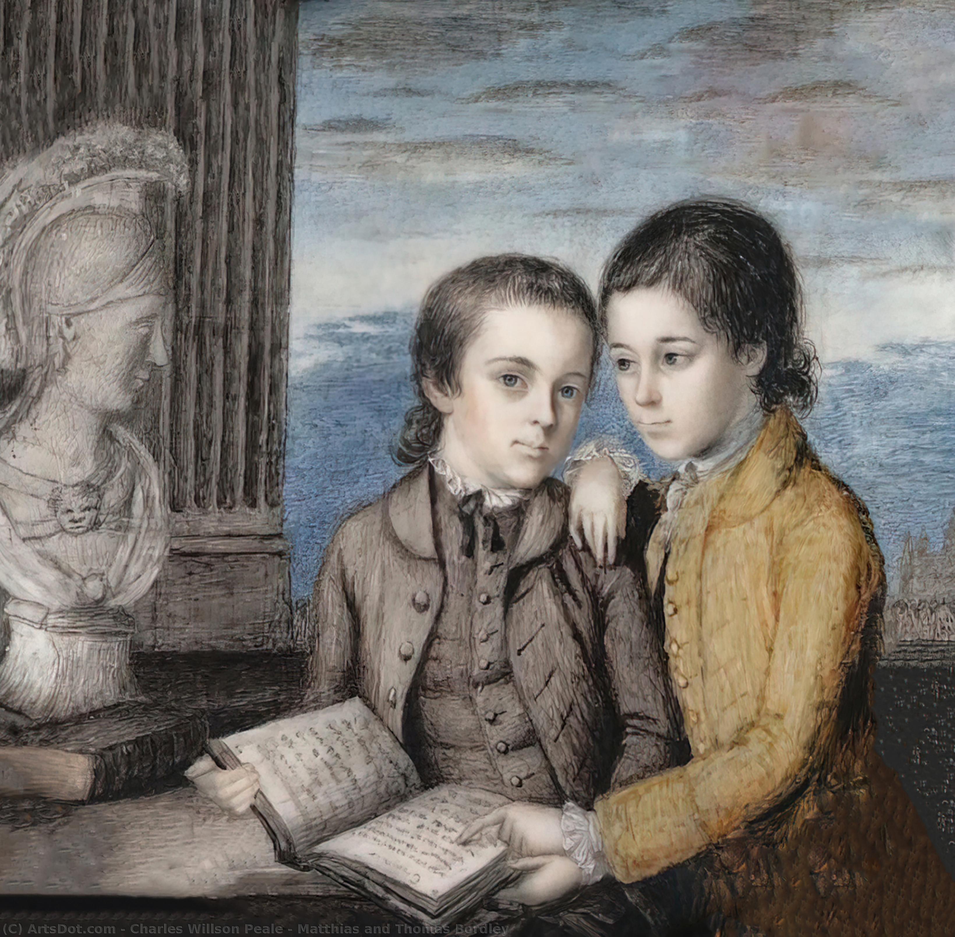 WikiOO.org - Enciclopedia of Fine Arts - Pictura, lucrări de artă Charles Willson Peale - Matthias and Thomas Bordley