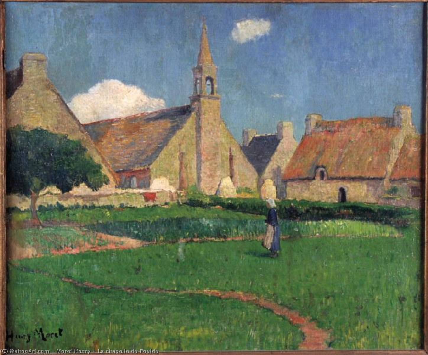 WikiOO.org - Encyclopedia of Fine Arts - Lukisan, Artwork Moret Henry - La chapelle du Pouldu