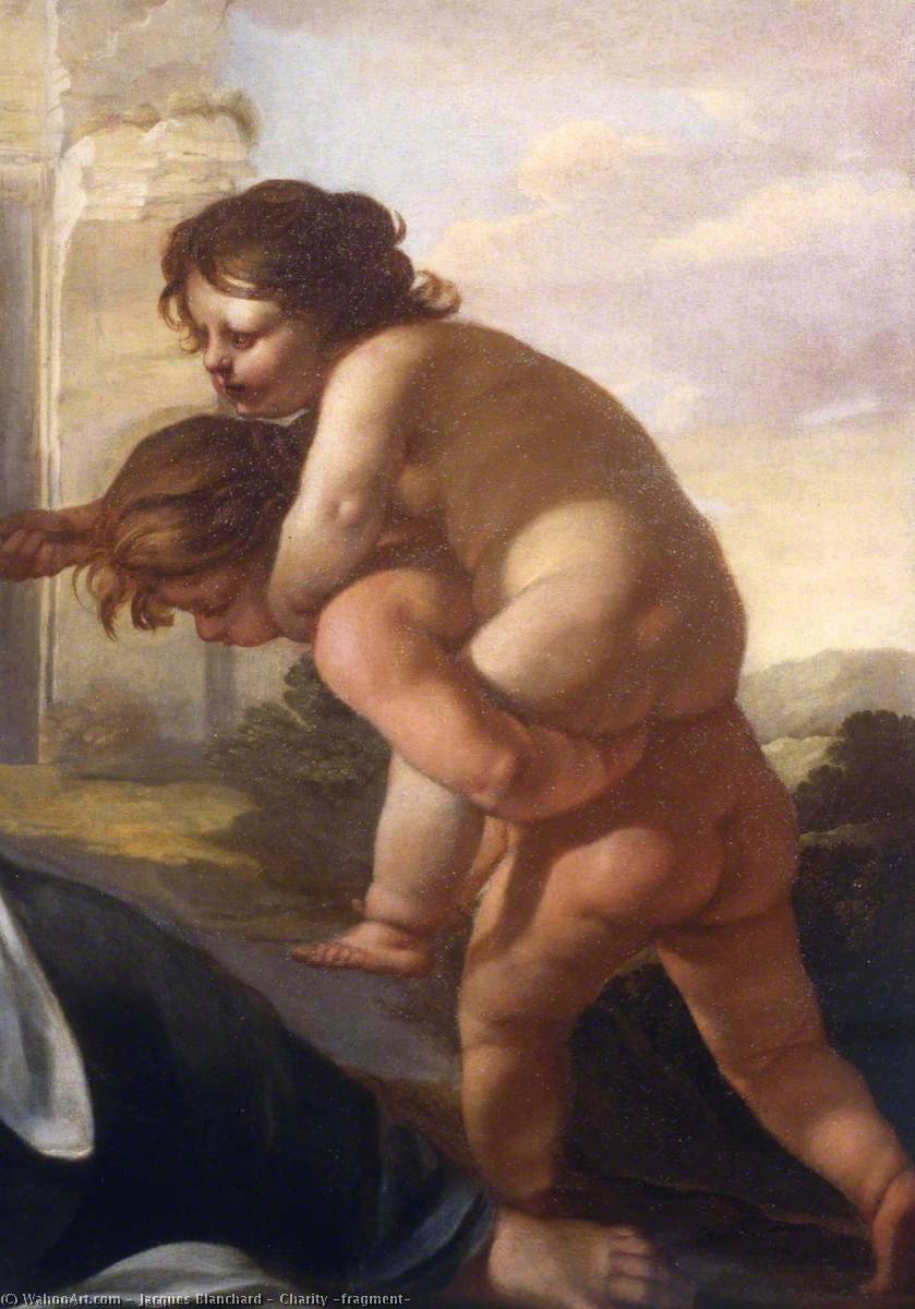 Wikioo.org - The Encyclopedia of Fine Arts - Painting, Artwork by Jacques Blanchard - Charity (fragment)