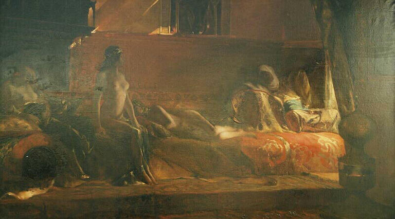 Wikioo.org - The Encyclopedia of Fine Arts - Painting, Artwork by Jean-Joseph Constant (Benjamin-Constant) - Les Chérifas