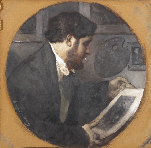 Wikioo.org – L'Encyclopédie des Beaux Arts - Peinture, Oeuvre de Jean-Joseph Constant (Benjamin-Constant) - Portrait d'Emmanuel , fils de l'artiste