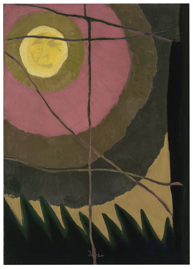 Wikioo.org - The Encyclopedia of Fine Arts - Painting, Artwork by Arthur Garfield Dove - City Moon