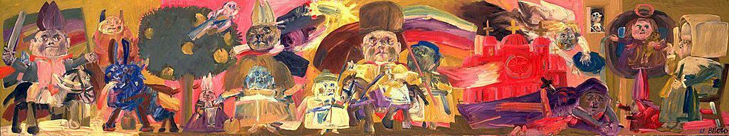 WikiOO.org - دایره المعارف هنرهای زیبا - نقاشی، آثار هنری Fernando Botero Angulo - The Life of Honorius III
