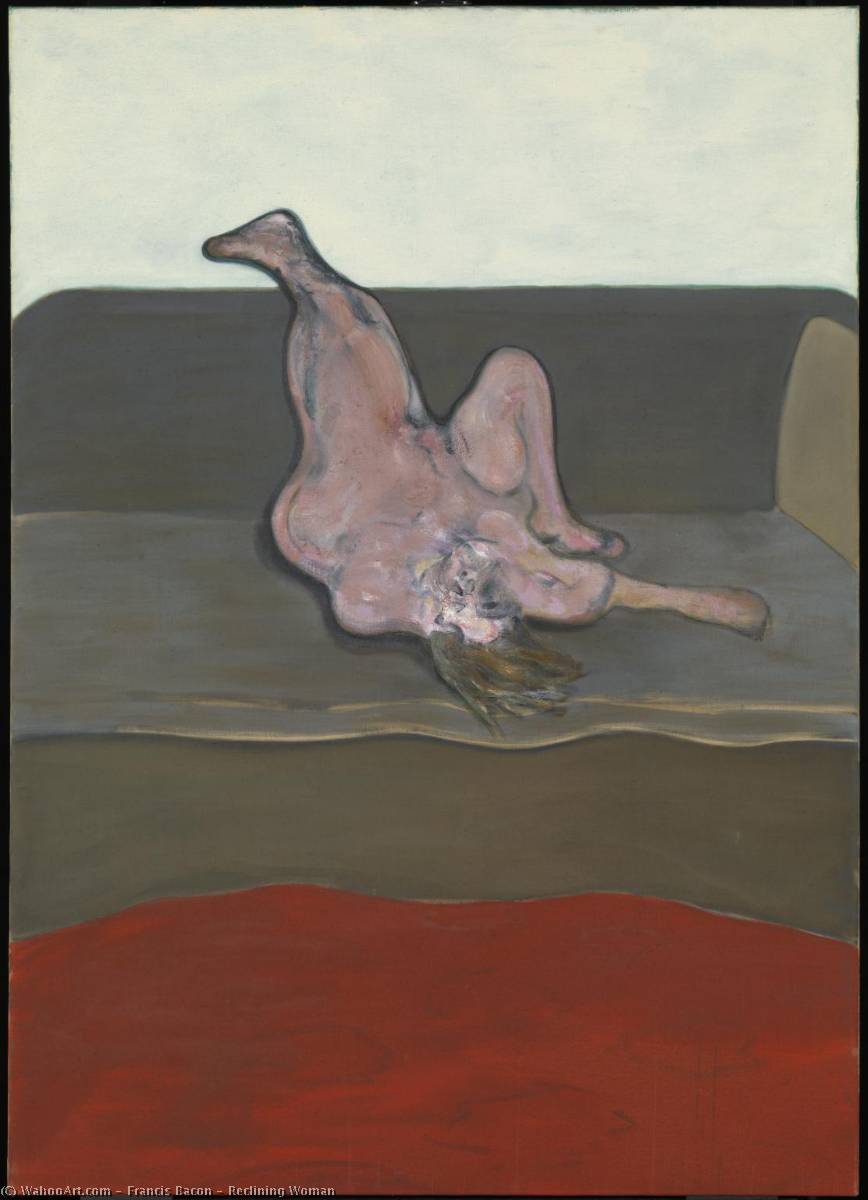 Wikioo.org - Bách khoa toàn thư về mỹ thuật - Vẽ tranh, Tác phẩm nghệ thuật Francis Bacon - Reclining Woman