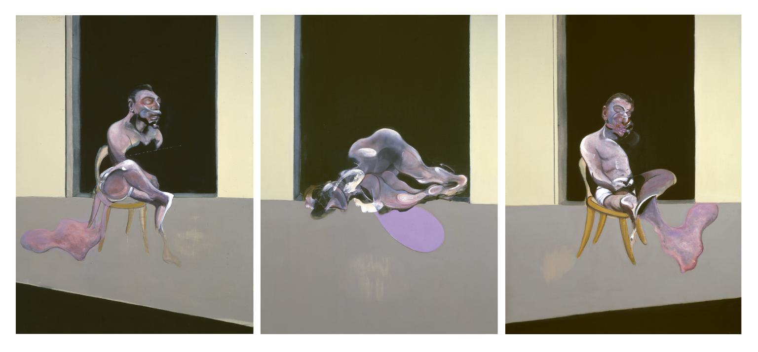 Wikioo.org - สารานุกรมวิจิตรศิลป์ - จิตรกรรม Francis Bacon - Triptych August 1972