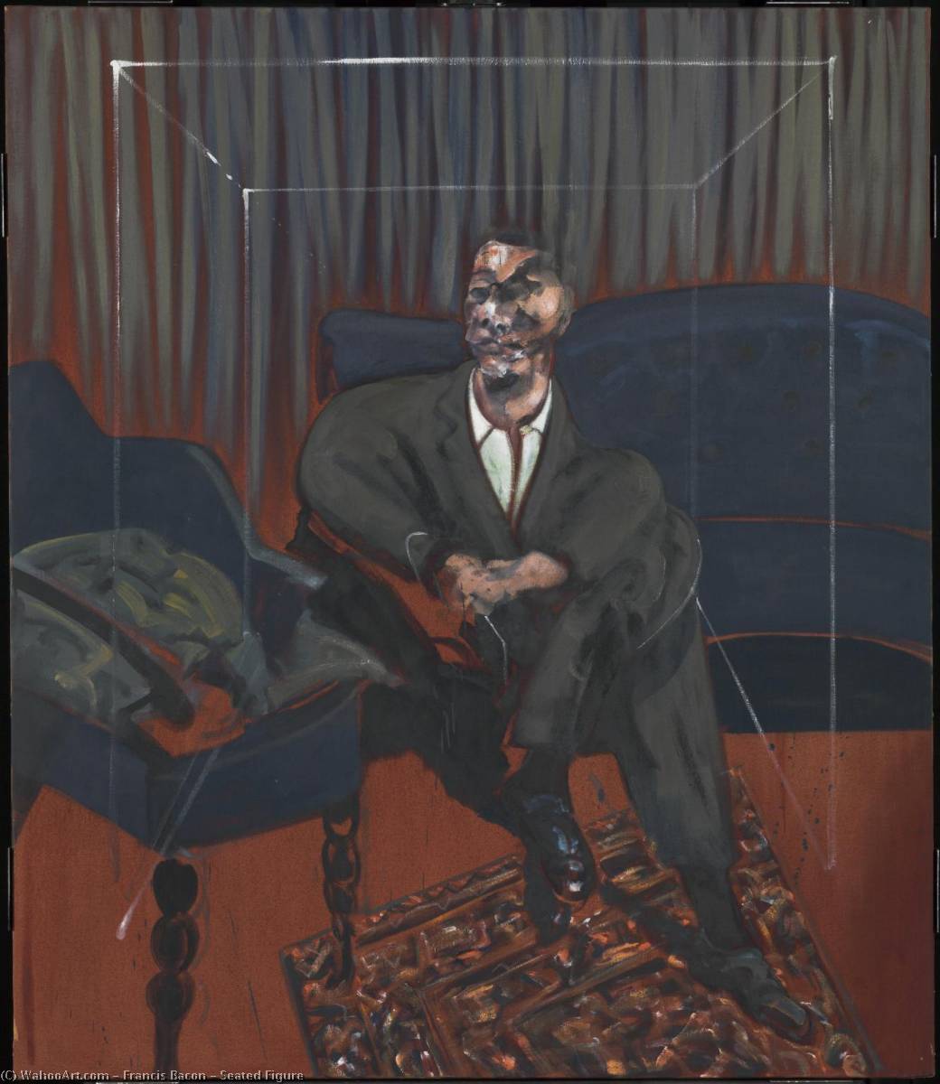 WikiOO.org - Encyclopedia of Fine Arts - Maľba, Artwork Francis Bacon - Seated Figure