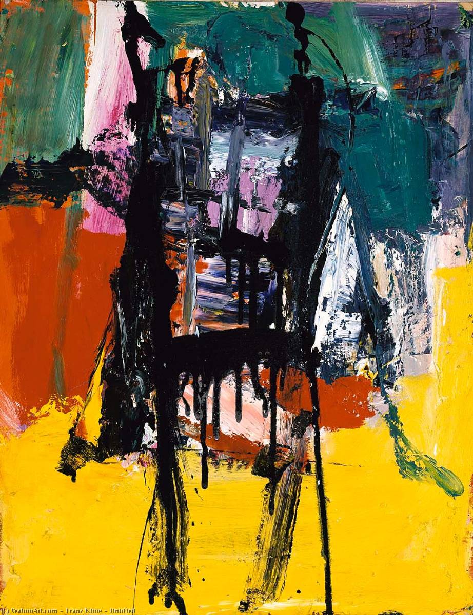 Wikioo.org - The Encyclopedia of Fine Arts - Painting, Artwork by Franz Kline - Untitled