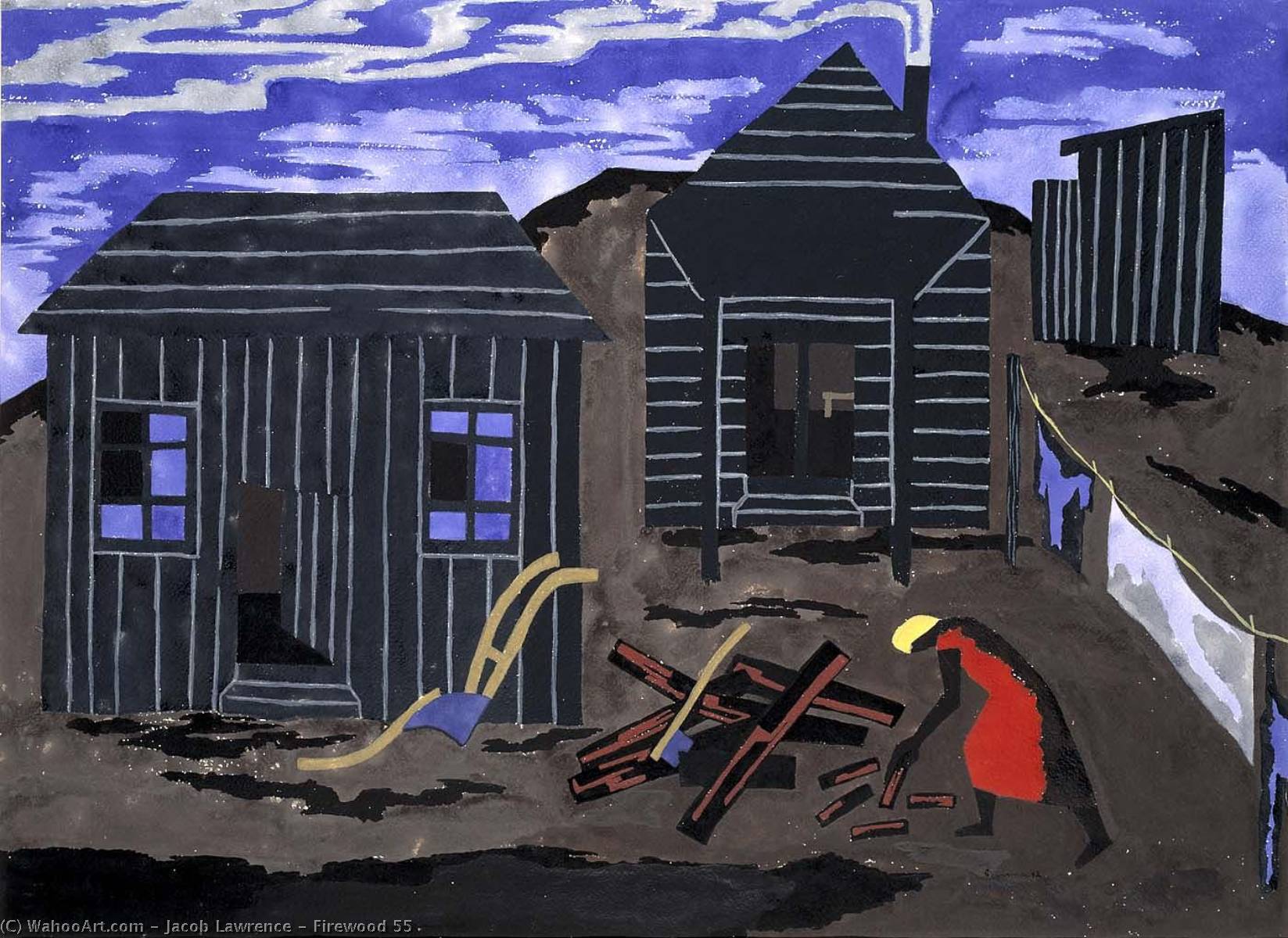 Wikioo.org - The Encyclopedia of Fine Arts - Painting, Artwork by Jacob Lawrence - Firewood 55