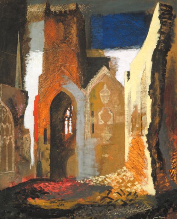 Wikioo.org - The Encyclopedia of Fine Arts - Painting, Artwork by John Piper - St Mary le Port, Bristol