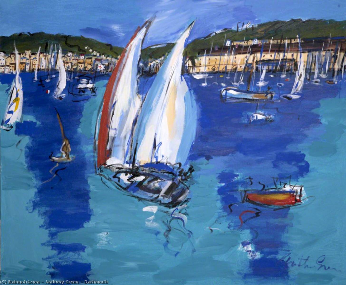 Wikioo.org - The Encyclopedia of Fine Arts - Painting, Artwork by Anthony Green - Dartmouth