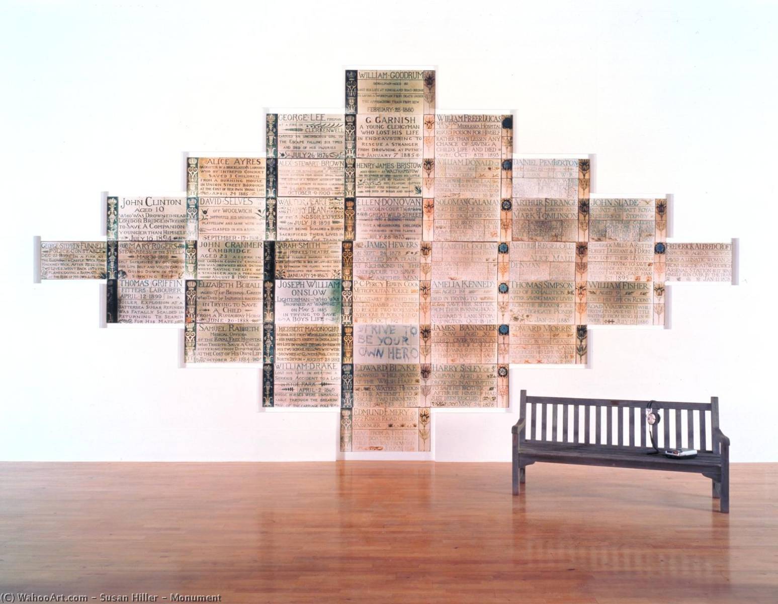 Wikioo.org - The Encyclopedia of Fine Arts - Painting, Artwork by Susan Hiller - Monument