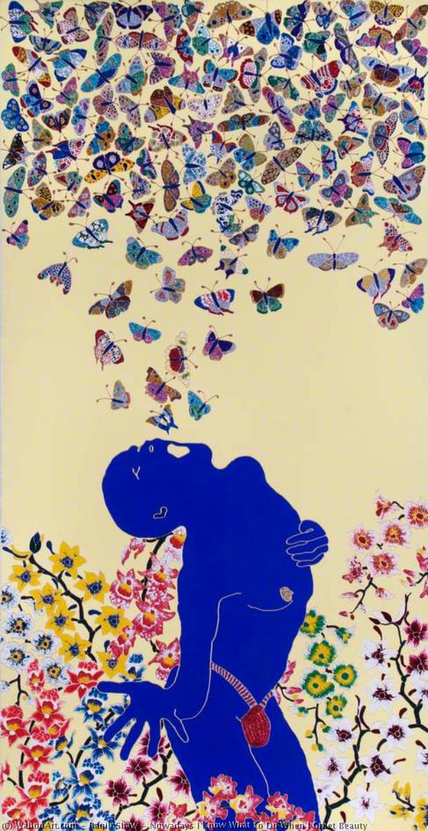 WikiOO.org - Encyclopedia of Fine Arts - Lukisan, Artwork Raqib Shaw - Nowadays I Know What to Do When I Greet Beauty