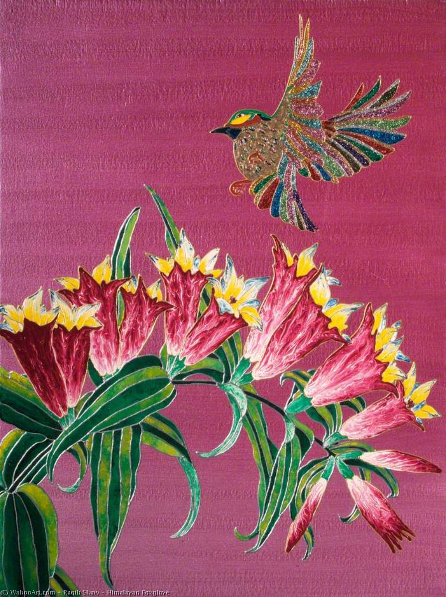 WikiOO.org - Encyclopedia of Fine Arts - Lukisan, Artwork Raqib Shaw - Himalayan Foxglove