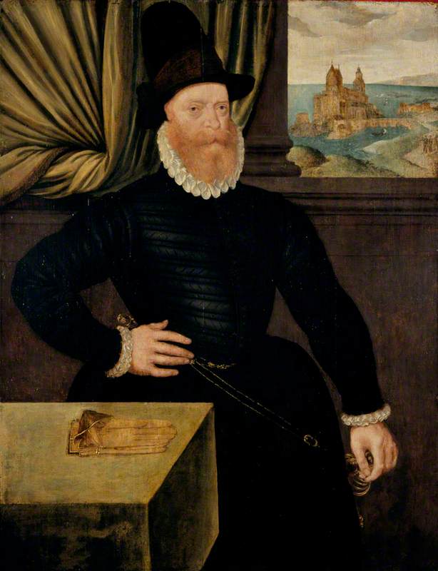 Wikioo.org - The Encyclopedia of Fine Arts - Painting, Artwork by Arnold Bronckhorst - James Douglas (c.1516–1581), 4th Earl of Morton, Regent of Scotland