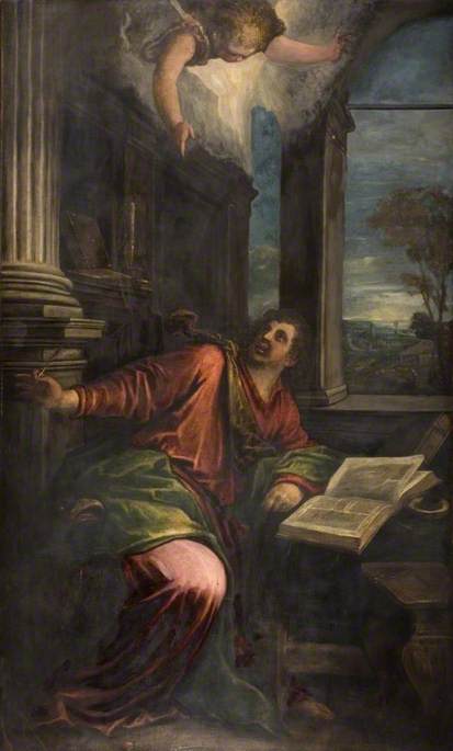 Wikioo.org - The Encyclopedia of Fine Arts - Painting, Artwork by Francesco Bassano Ii - St John the Divine