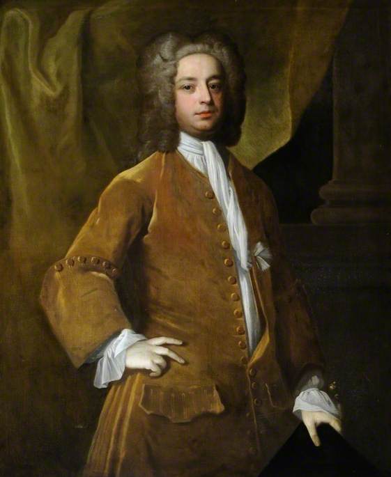 WikiOO.org - 百科事典 - 絵画、アートワーク Isaac Seeman - 紳士の肖像 ( おそらく フィリップ ハワード の Buckenham , ノーフォーク , d . 1750 )