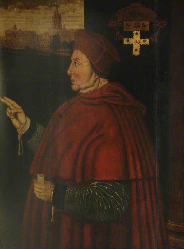 Wikioo.org - The Encyclopedia of Fine Arts - Painting, Artwork by Sampson Strong - Cardinal Thomas Wolsey (1475–1530)