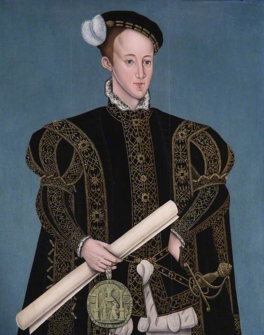Wikioo.org - The Encyclopedia of Fine Arts - Painting, Artwork by Sampson Strong - Edward VI (1537–1553)