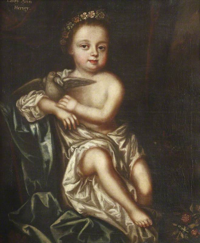 Wikioo.org - The Encyclopedia of Fine Arts - Painting, Artwork by Joseph Brook - Lady Anne Hervey (1707–1771), as a Child