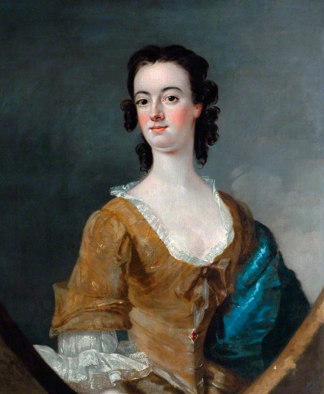 Wikioo.org - The Encyclopedia of Fine Arts - Painting, Artwork by Nathan Drake - Portrait of an Unknown Lady of the Darnborough Family