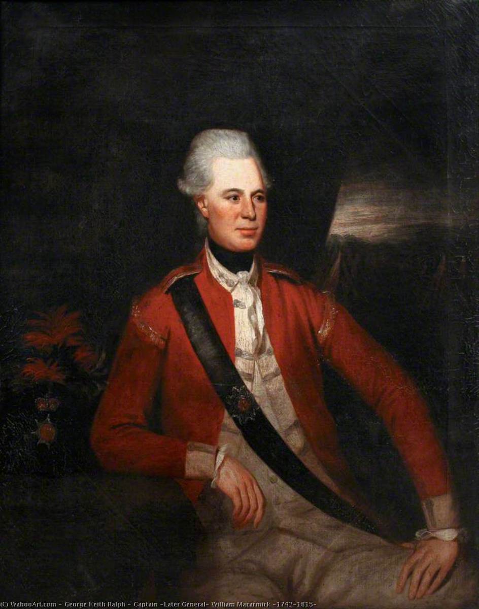WikiOO.org - Енциклопедия за изящни изкуства - Живопис, Произведения на изкуството George Keith Ralph - Captain (Later General) William Macarmick (1742–1815)