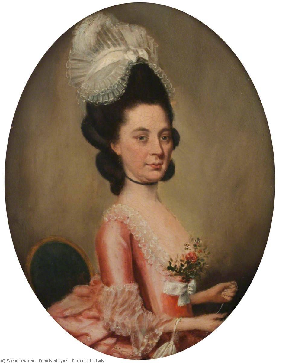 Wikioo.org - The Encyclopedia of Fine Arts - Painting, Artwork by Francis Alleyne - Portrait of a Lady