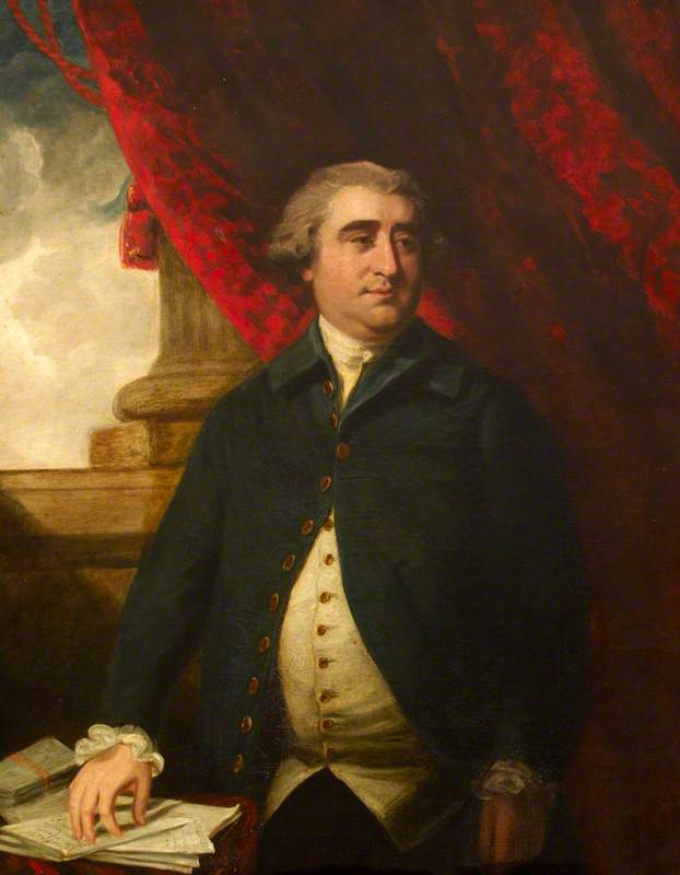 Wikioo.org - The Encyclopedia of Fine Arts - Painting, Artwork by John Rising - The Honourable Charles James Fox (1749–1806), MP (after Joshua Reynolds)
