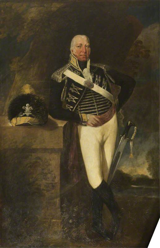 Wikioo.org - The Encyclopedia of Fine Arts - Painting, Artwork by James Cranke The Younger - Colonel Thomas Peter Legh (1753–1797)