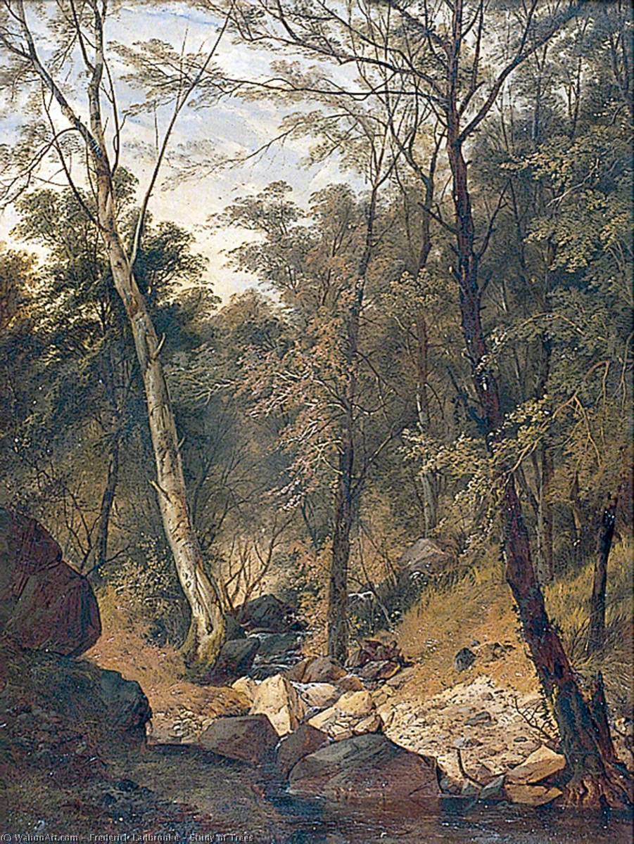 Wikioo.org - The Encyclopedia of Fine Arts - Painting, Artwork by Frederick Ladbrooke - Study of Trees