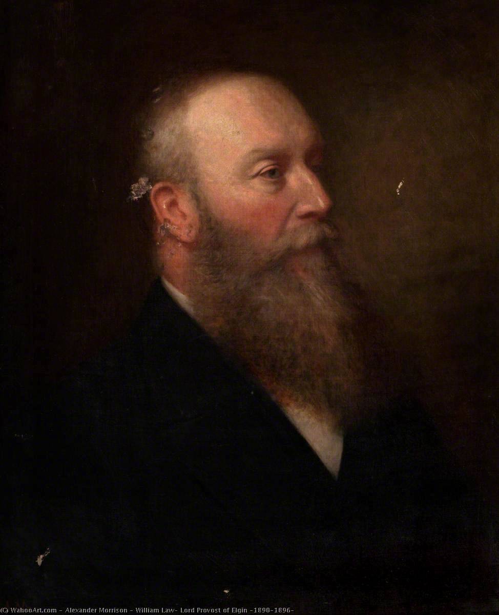 Wikioo.org - The Encyclopedia of Fine Arts - Painting, Artwork by Alexander Morrison - William Law, Lord Provost of Elgin (1890–1896)