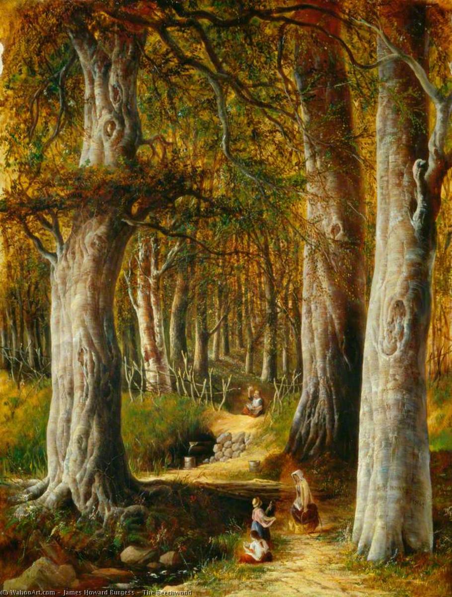 Wikioo.org - The Encyclopedia of Fine Arts - Painting, Artwork by James Howard Burgess - The Beechwood