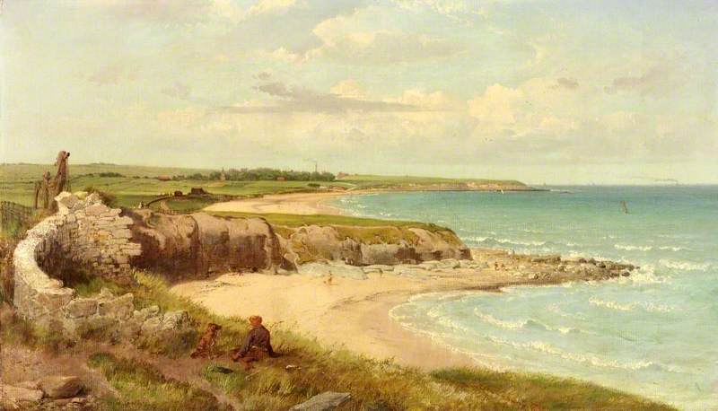 Wikioo.org - The Encyclopedia of Fine Arts - Painting, Artwork by William Crosby - Whitburn Bay