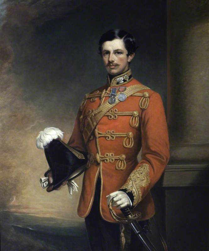 Wikioo.org - The Encyclopedia of Fine Arts - Painting, Artwork by Attilio Baccani - Sir William Ramsay Fairfax (1831–1902), 2nd Bt, of Maxton, as a Colonel in the Crimean War