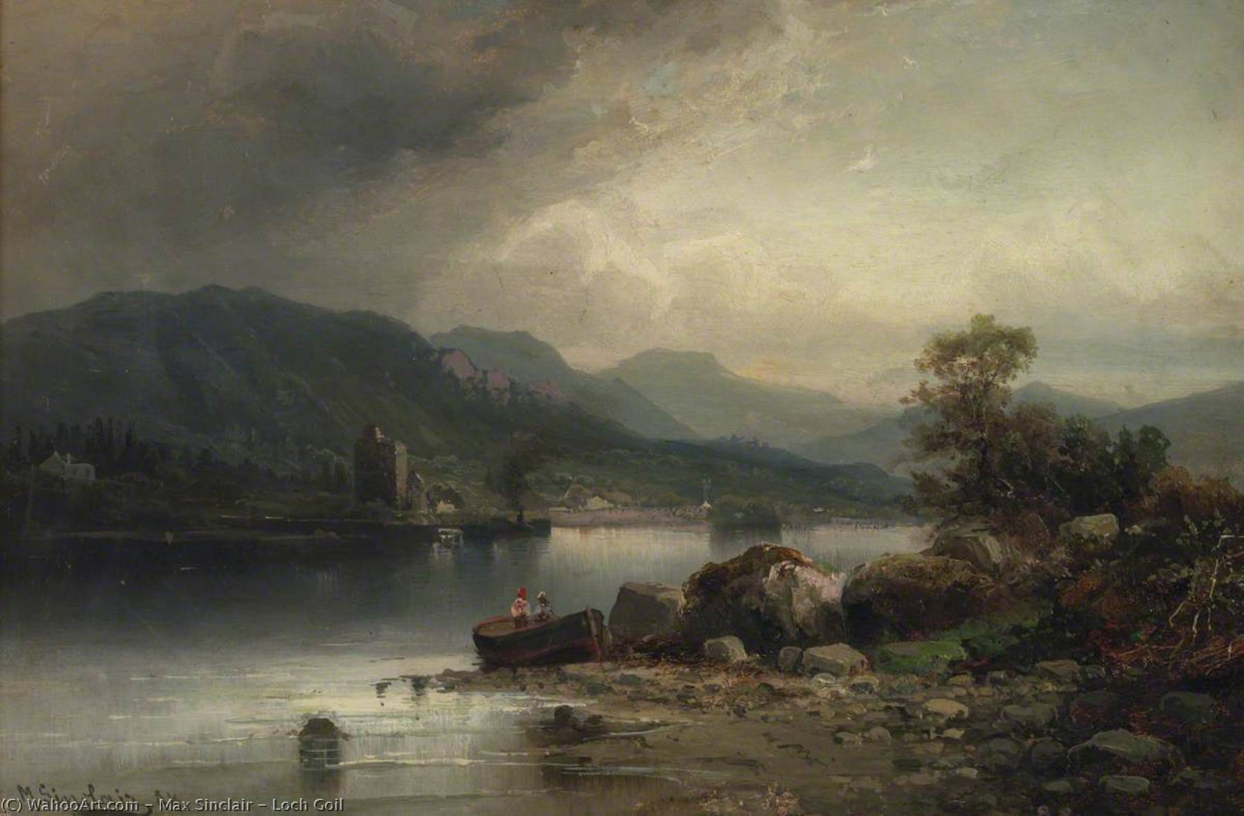 Wikioo.org - The Encyclopedia of Fine Arts - Painting, Artwork by Max Sinclair - Loch Goil