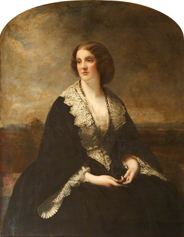 Wikioo.org - The Encyclopedia of Fine Arts - Painting, Artwork by William Menzies Tweedie - Caroline Stewart (d.1896), Lady Heron Maxwell