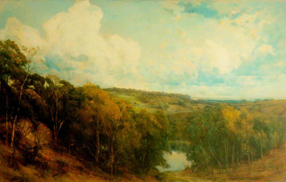 Wikioo.org - The Encyclopedia of Fine Arts - Painting, Artwork by Carlile Henry Hayes Macartney - Moorland