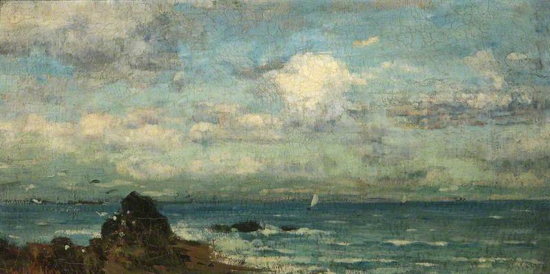 Wikioo.org - The Encyclopedia of Fine Arts - Painting, Artwork by William Stokes Hulton - The Coast of Brittany