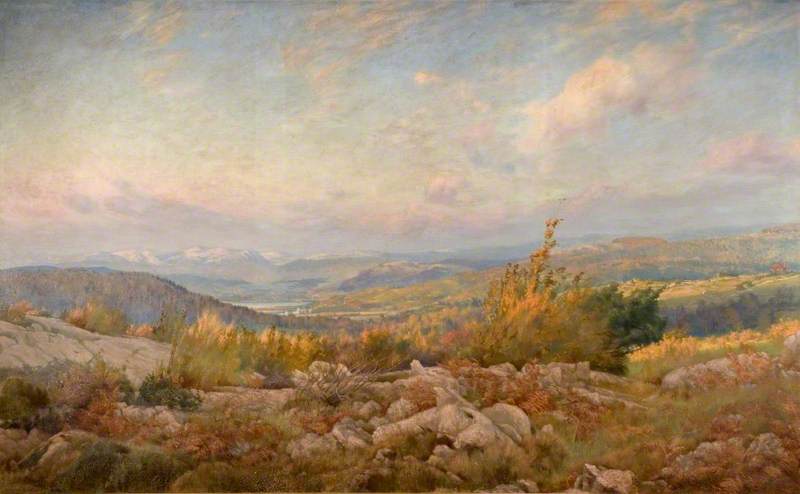 Wikioo.org - The Encyclopedia of Fine Arts - Painting, Artwork by Edward George Hobley - Cumberland Hills